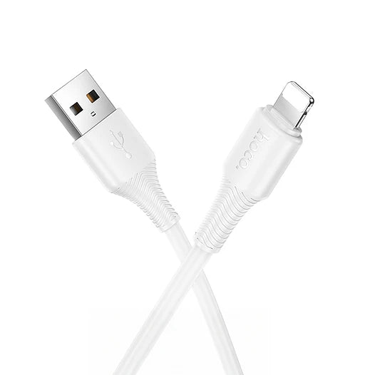 CABLE HOCO X120 USB - LIGHTNING BLANCO