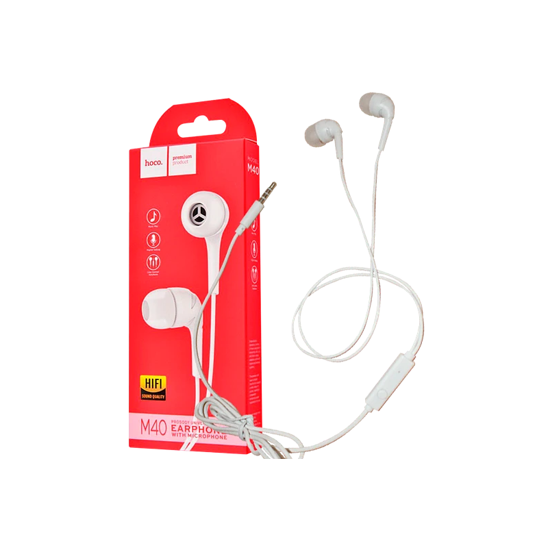 AUDÍFONOS HOCO M40 MANOS LIBRES CONEXIÓN JACK 3.5mm