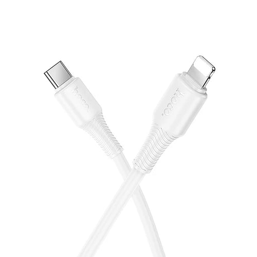 CABLE HOCO X120 C a LIGHTNING 27W BLANCO