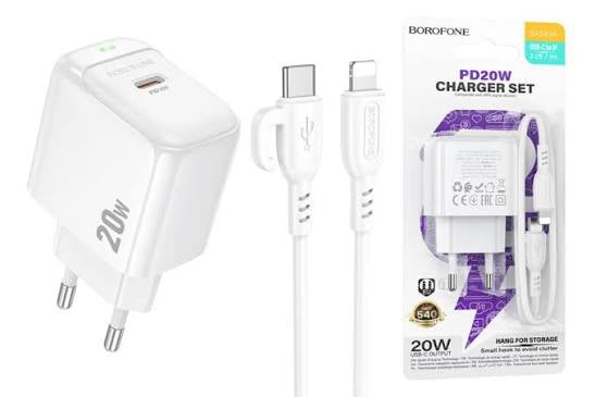 CARGADOR BOROFONE BAS43A C A LIGHTNING